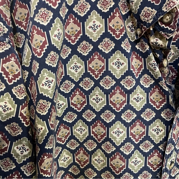 Vintage Patterned Button Up - Picture 2 of 5